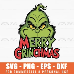 Merry Grinchmas Svg