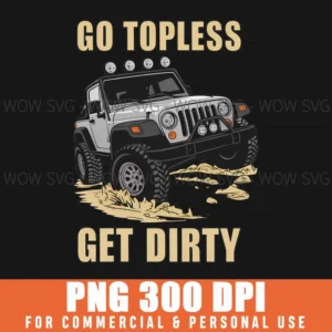 Funny 4X4 Mud Racing Topless Dirty Offroad Png