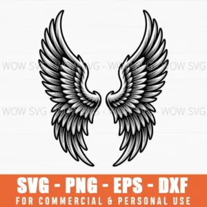 Angel Wings Svg Png Free Vector Design