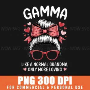 Grandma Valentine Quote Loving Cute Bow Png For Nana Gift