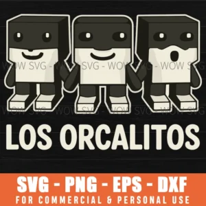 Los Orcalitos Funny Italian Brainrot Kids Orcalero Orcala Svg Png