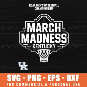 Kentucky Wildcats March Madness Svg Png