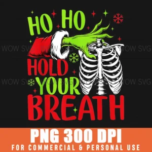 RADIOLOGY TECH CHRISTMAS SKELETON HO-HO-HO YOUR BREATH PNG MERRY XMAS
