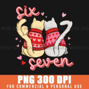 Adorable Cute Cats Valentine Heart Love 67 Png Bundle