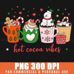 Hot Cocoa Chocolate Cute Cozy Festive Christmas Vibes Png