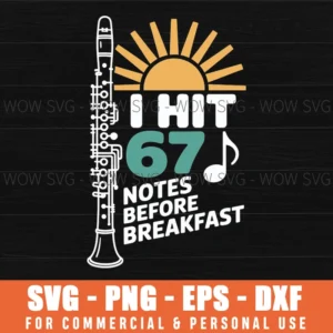 Oboe Player Orchestra 67 Meme Joke Marching Band Svg