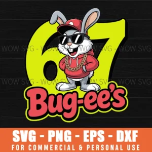 Buc-Ee'S 67 Graffiti Svg Png, Cartoon Number Six Seven