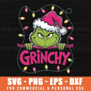 Grinchy, Grinch, Christmas Svg