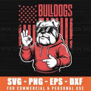 Six Seven Bulldogs 67 Meme Graphic Go Dawg Svg