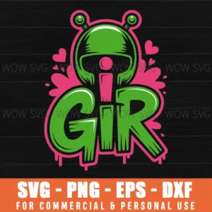 Valentines Day I Love Gir Svg Png