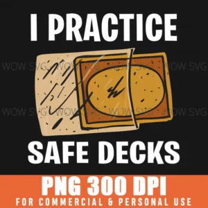 Safe Decks Pun Humor Gamer Trading Card Game Png