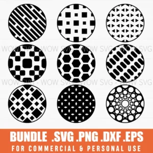 Keychains Patterns Svg Bundle