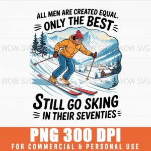 BEST MEN SEVENTIES SKI COOL DAD PNG SKIING MOUNTAINS CLIPART