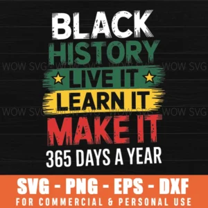 Live Learn Make Craft Motivation Life 365 Days Svg Png