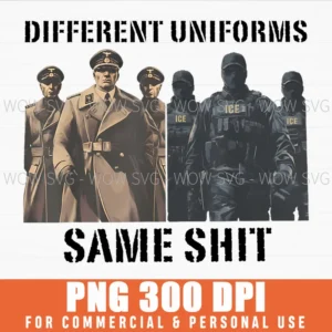 Different Uniforms Same Shit Adult Humor Sarcastic Funny Png