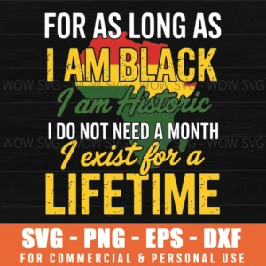 Black History Month Pride Protest Heritage Civilrights Svg