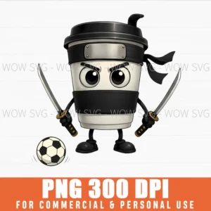 Cappuccina Meme Italian Brainrot Slang Gen Alpha Soccer Png
