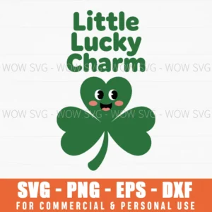 Little Lucky Charm Kids, St Patrick’S Day Children Svg Png