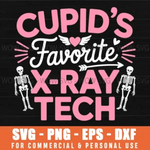 Cupid Ct Tech Radiology Valentines Xray Medical Svg Png Eps