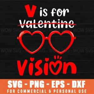 V Letter Vision Optometry Ophthalmologist Valentine Svg Png