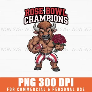 Rose Bowl Champions 2026 Indiana Hoosiers Png