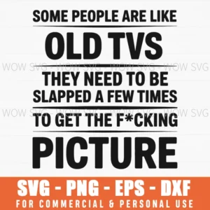 Old Tvs Retro Funny Saying Sarcastic Dad Jokes Svg Png