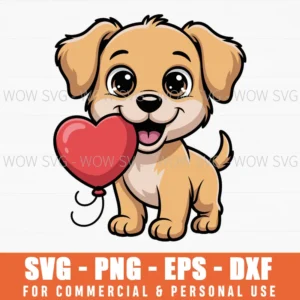 Cute Valentine’S Day Dogs Designs For Animal Lovers Svg Png
