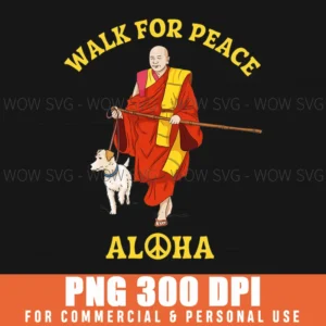 Buddhist Monks Peace Walk Aloka Dog Spiritual Meditation Png