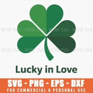 Lucky In Love St Patrick’S Day, Cute Irish Couple Svg Png