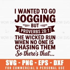 Funny Jogging Running No Chasing Humor Svg Png