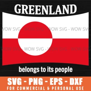 Greenland Flag Independence People Nation Heritage Png