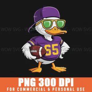 Purple Duck American Football Sunglasses Sports Player Png