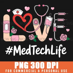 Love Cute Med Tech Nurse Student Doctor Healthcare Png