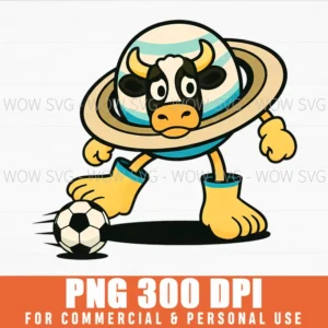 La Vacca Saturno Italian Brainrot Slang Gen Alpha Soccer Png