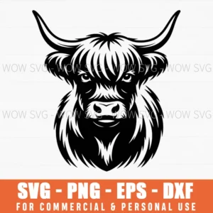 Highland Cow Svg Free – Svg Files Free Download