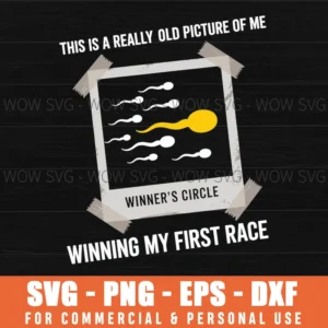 This Is A Really Old Picture Of Me Winning My First Race Svg Png