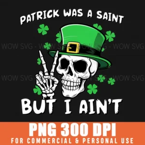 St Patricks Day Skull Patrick Saint Aint Funny Irish Png