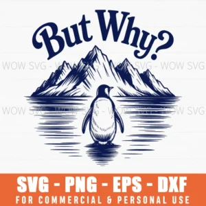 Nihilist Penguin Meme Existential Question Funny Sarcastic Svg Png