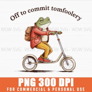 Cottagecore Whimsical Frog Toad Tomfoolery Cute Png