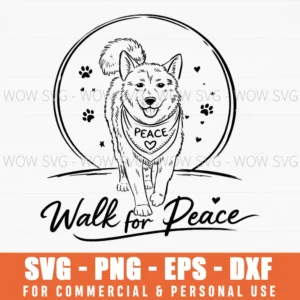Peaceful Aloha Dog Walk World Peace Hope Love Png