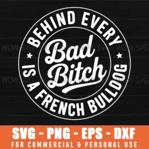 French Bulldog Bad Bitch Frenchie Puppy Bulldog Svg Png