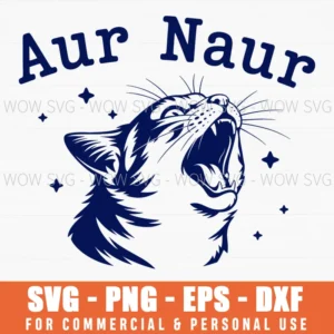 Funny Aur Naur Cat Style Oh No Surprised Animal Lover Png