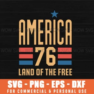 America 1776 Patriotic Vintage Usa Flag Retro 4Th Of July Svg Png