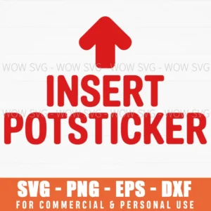 Funny Potsticker Dumpling Foodie Gift Svg Png Eps