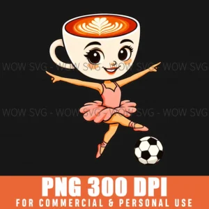 Ballerina Cappuccina Meme Italian Brainrot Gen Alpha Png