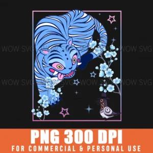 Blue Tiger & Bird Kpop Demon Hunters Png