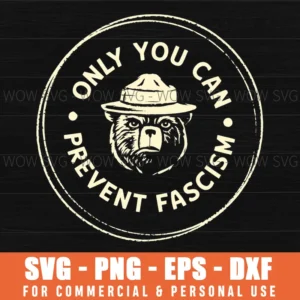 Wilderness Bear Antifascism Resist Subtle Political Svg Png