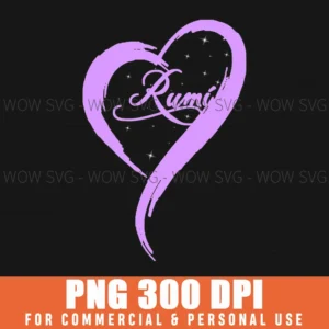 Rumi Heart Kpop Demon Hunters Png