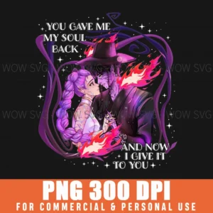 Free Soul Back Couple Demon X Hunters Png