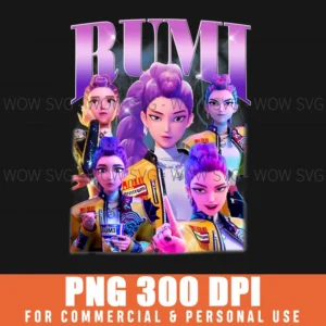 Rumi Kpop Demon Hunters Character Png